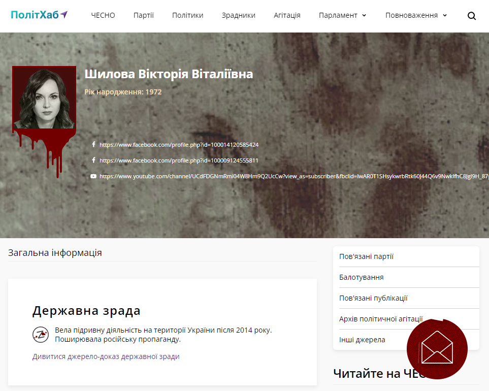 Шилова Виктория сепаратист полное досье компромат Шилова Виктория сепаратист полное досье компромат