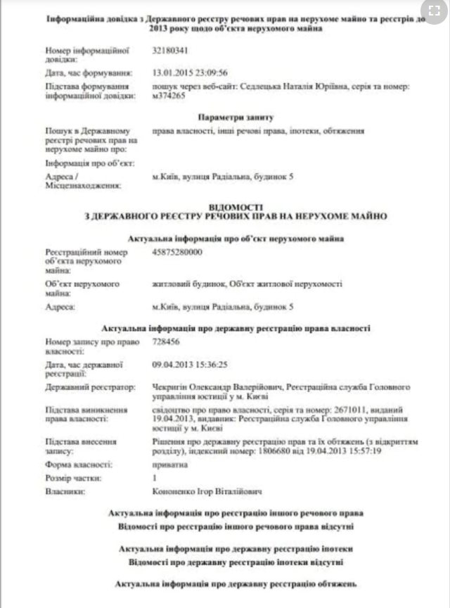 Кононенко Игорь Витальевич полное досье компромат Кононенко Игорь Витальевич полное досье компромат