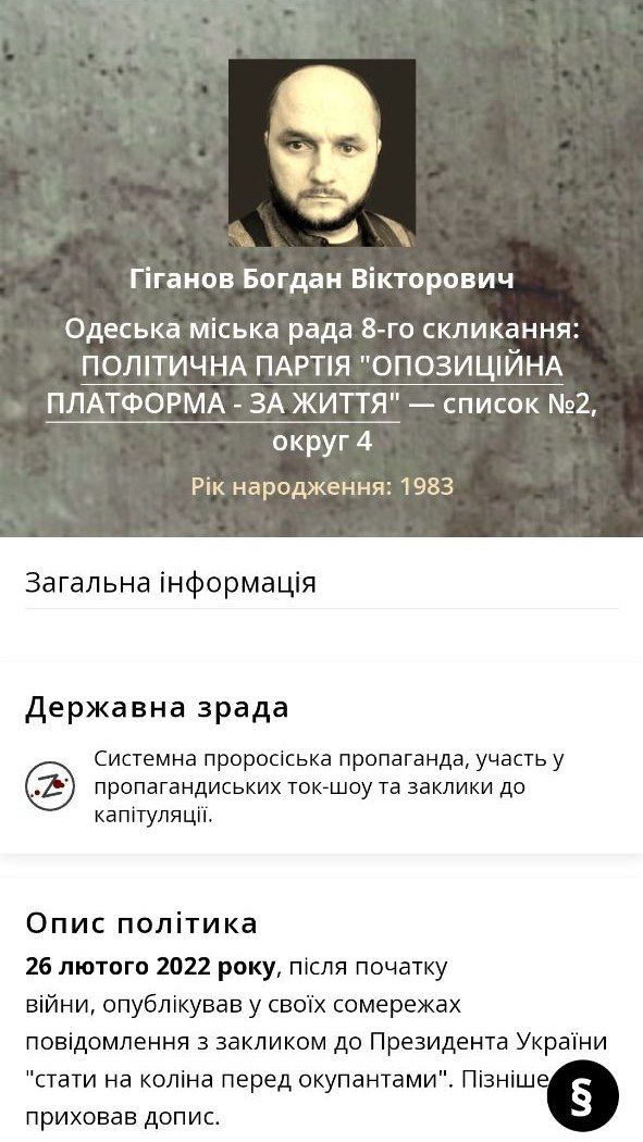 Богдан Викторович Гиганов полное досье компромат