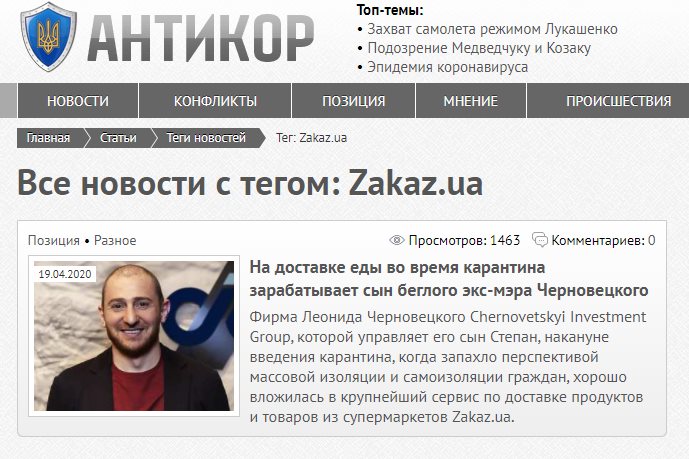Черновецкий Степан Леонидович полное досье компромат