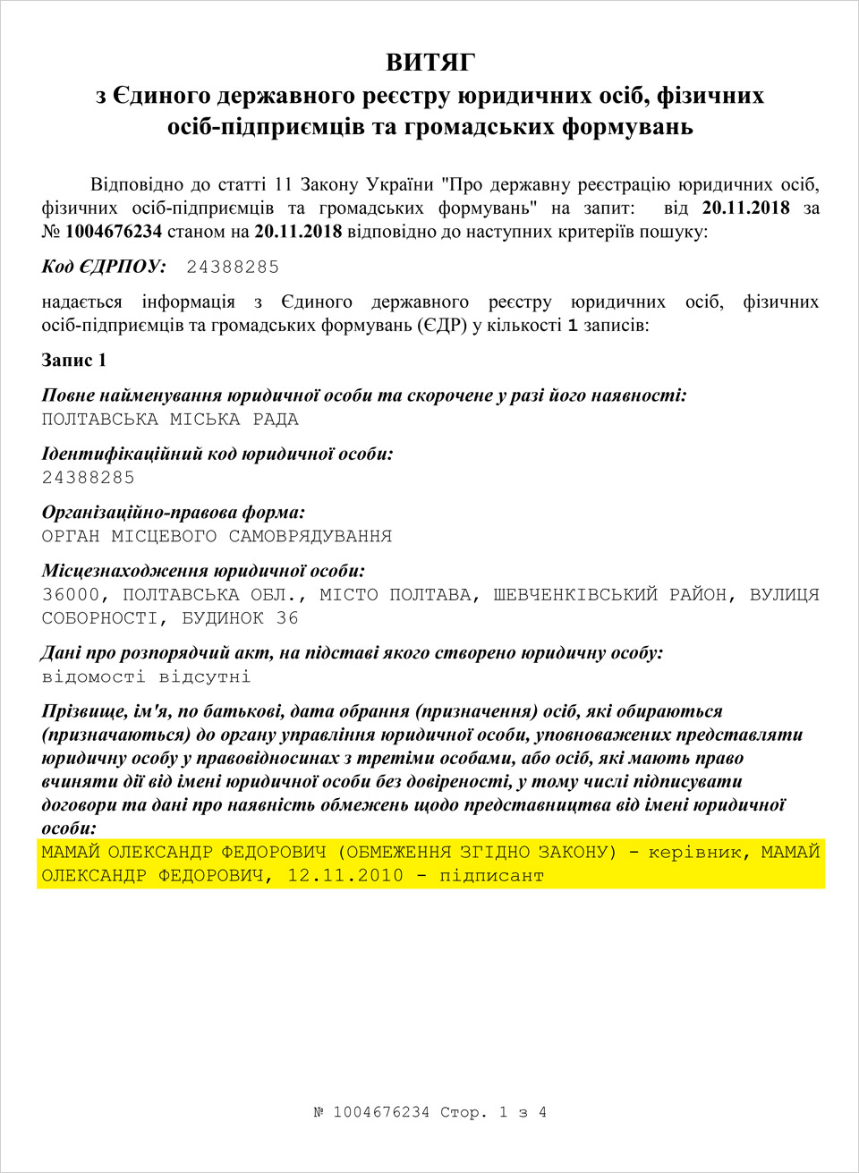 Мамай Александр Фёдорович полное досье компромат