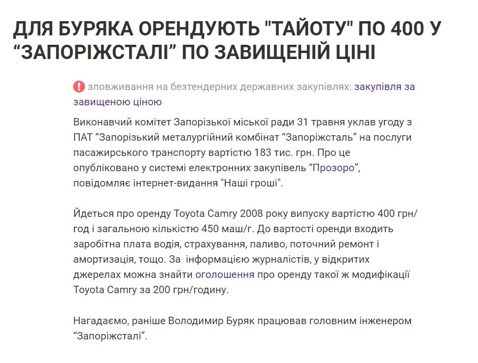 Буряк Владимир Викторович полное досье компромат
