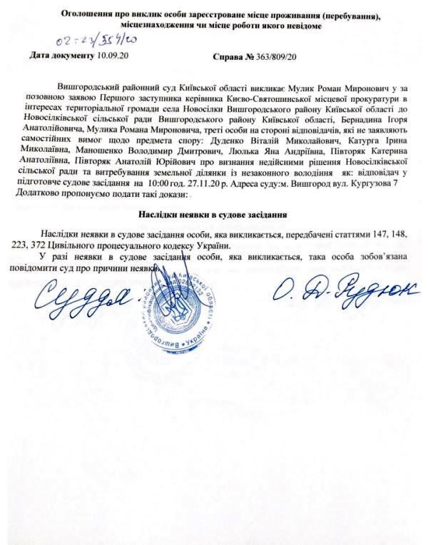 Мулик Роман Миронович полное досье компромат