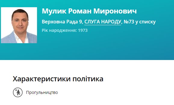 Мулик Роман Миронович полное досье компромат