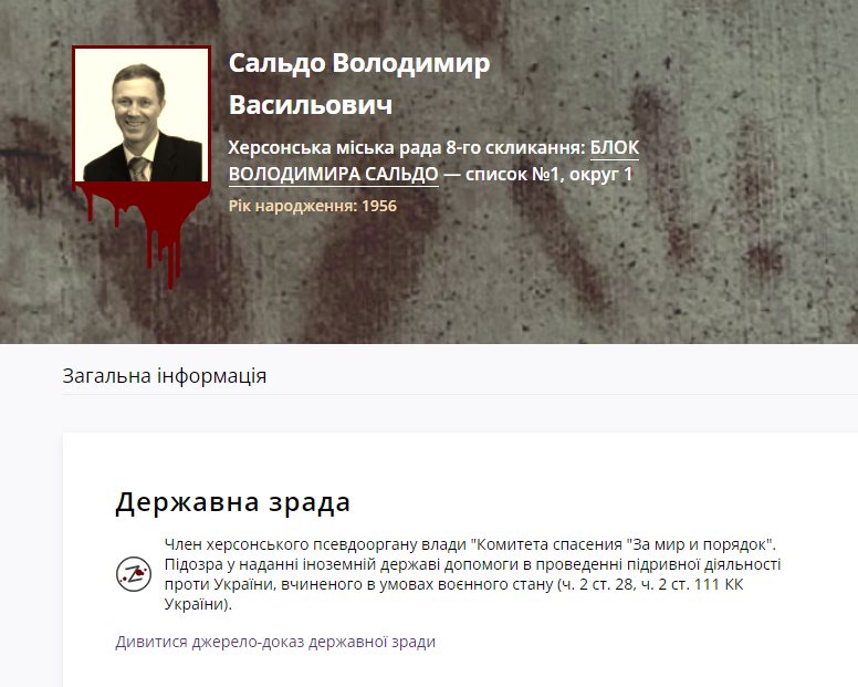 Сальдо Владимир Васильевич полное досье компромат