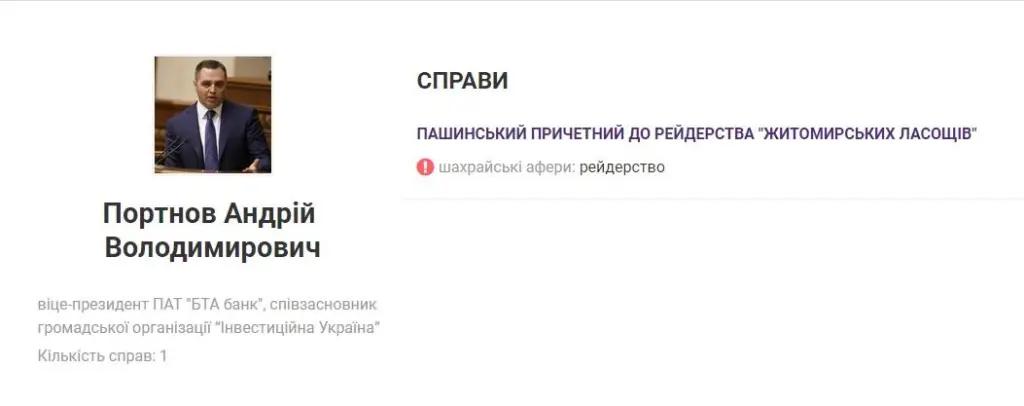 Портнов Андрей сепаратист полное досье компромат