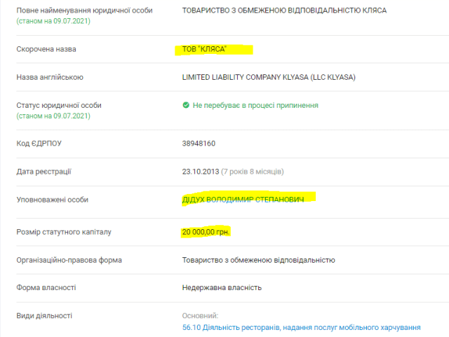 Дидух Владимир Степанович полное досье компромат